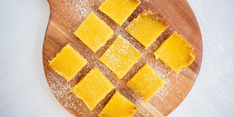 gluten free lemon bars