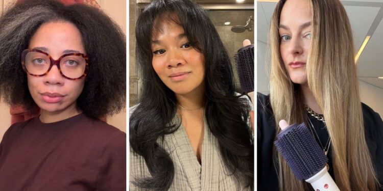 We Tested Dyson's Airsmooth on 4 Different Hair Types
