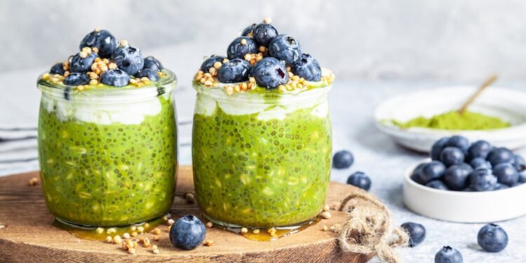 Matcha Chia Pudding That Works With Your Body's GLP-1
